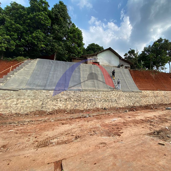Slope Protection Housing Area - Installing