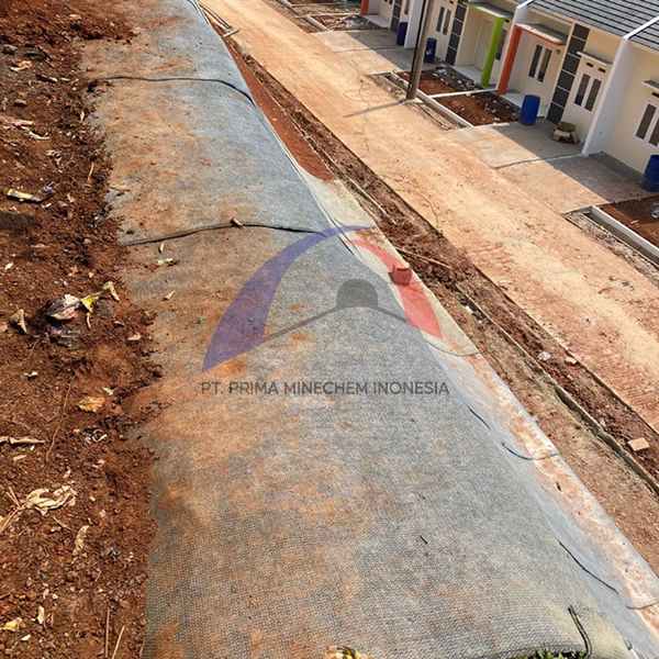 Slope Protection Housing Area - Parit Angkur