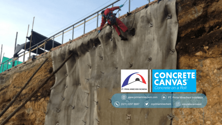 Perkuatan Lereng Menggunakan Concrete Canvas dan Soil Nailing untuk Mengatasi Masalah Erosi