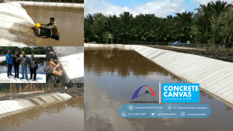 Concrete Canvas: An Innovative Solution for Acidic Pond Lining – A Case Study of a Pond Lining Project in Sei Tohor, Riau
