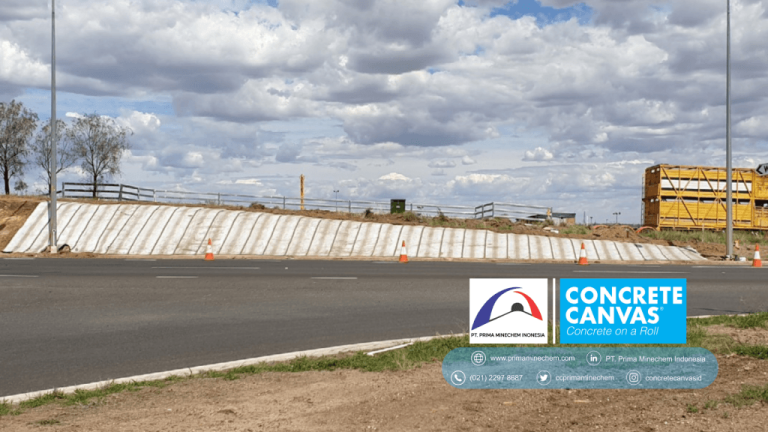 The Latest Innovation on Toll Roads: Concrete Canvas Makes Slope Repairs Easier