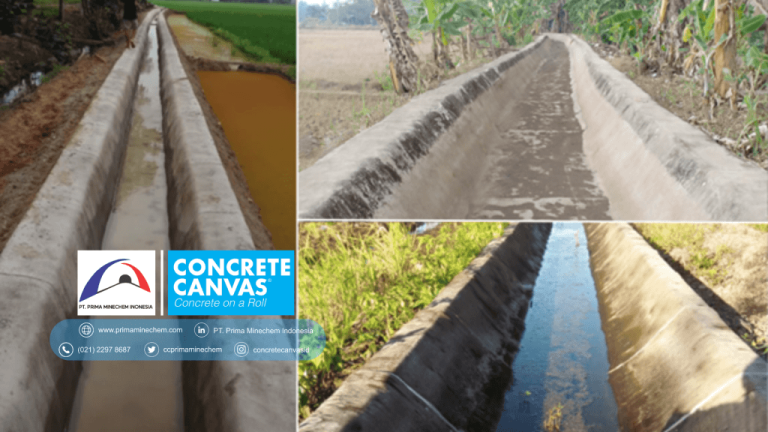 Concrete Canvas: A Modern Solution to Improve Food Security Through Irrigation Development in Indonesia